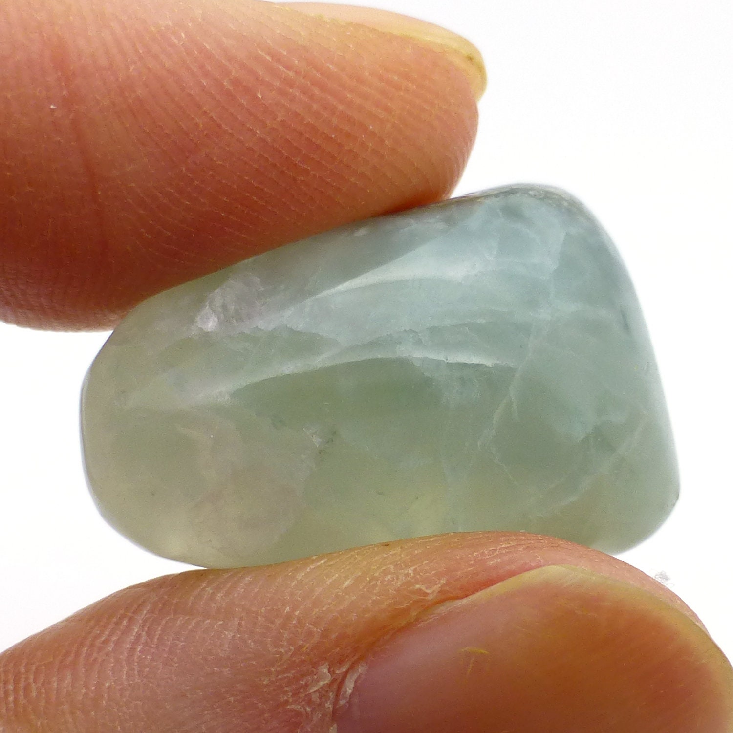 27.665 Carats Virginia Prehnite Cabochon Gemstone Cut Handmade Jon Bowman Lapidary Translucent Green Natural Self Collected Gia Certified 27.665 Carats Virginia Prehnite Cabochon Gemstone Cut Handmade Jon Bowman Lapidary Translucent Green Natural Self Collected Gia Certified