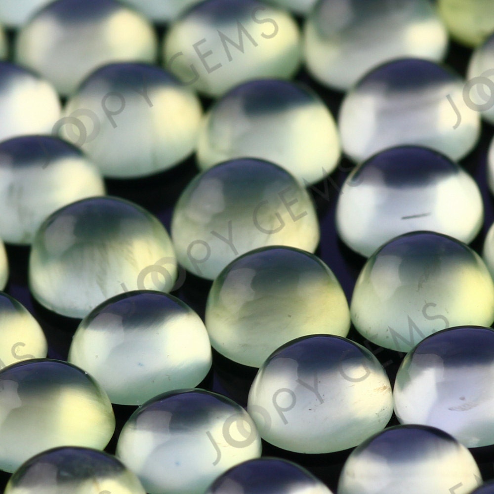 Prehnite Cabochon 5mm Round - Per Stone Prehnite Cabochon 5mm Round - Per Stone