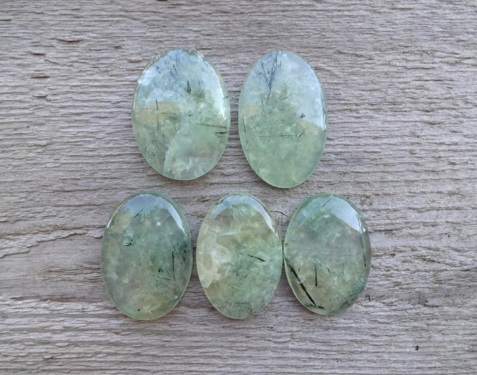 Green Prehnite Oval Cabochon, Natural Translucent Cabochon For Jewelry Making, Pendant Size, Large Big Gemstone Cabochon Green Prehnite Oval Cabochon, Natural Translucent Cabochon For Jewelry Making, Pendant Size, Large Big Gemstone Cabochon