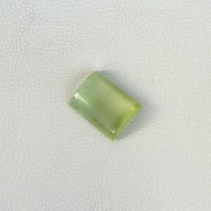 Green yellow Prehnite natural stone cabochon Loose gemstone for jewelry 25.47ct