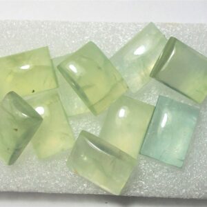 Natural Prehnite Baguette Cabochon Gemstone/prehnite Cab/prehnite Gemstone/jewelry Making Prehnite/baguette/aaa Quality/sizes 8x10 To 15x20.
