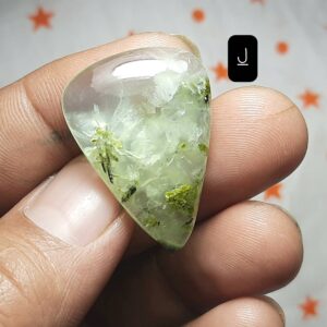 Natural Prehnite Cabochon: Mix Shape Loose Gemstone