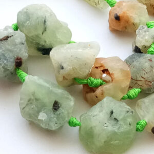 18-25mm Raw Prehnite Stones, Huge Natural Loose Rough Gemstone, Prehnite Rough Nugget Beads For Jewelry (3pcs To 15pcs Options) -pusnt4