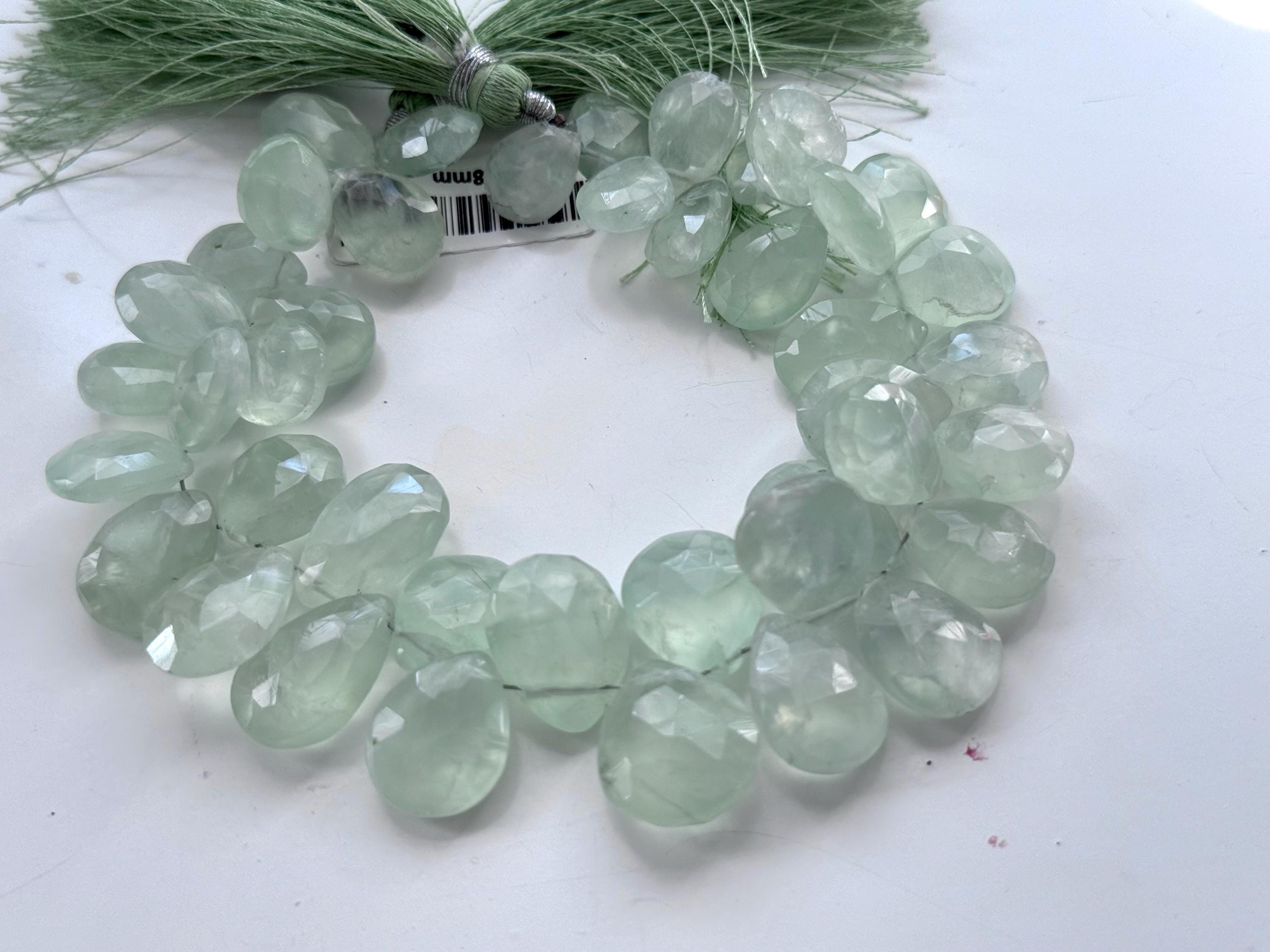 Prehnite Faceted Pears