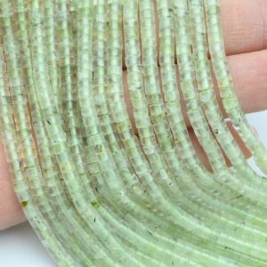 2x3/2x4mm Prehnite Rondelle Beads,heishi Gemstone Beads,for Jewelry Making Beads,wholesale Loose Beads,for Bracelet Beads/necklace Beads. 2x3/2x4mm Prehnite Rondelle Beads,heishi Gemstone Beads,for Jewelry Making Beads,wholesale Loose Beads,for Bracelet Beads/necklace Beads.
