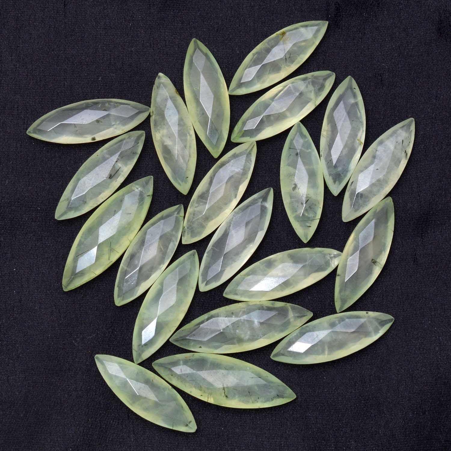 Aaa Prehnite Gemstone Faceted Marquise Briolette | Natural Prehnite Loose Semi Precious Gemstone Faceted Marquise For Jewelry Aaa Prehnite Gemstone Faceted Marquise Briolette | Natural Prehnite Loose Semi Precious Gemstone Faceted Marquise For Jewelry