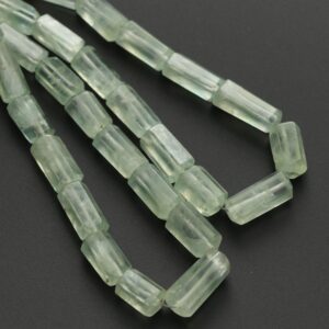 Prehnite Faceted Cylinder Beads, 5.5x8 Mm To 6x13 Mm, Prehnite Cylinder Beads, 8 Inch / 16 Inch Full Strand, Price Per Strand Prehnite Faceted Cylinder Beads, 5.5x8 Mm To 6x13 Mm, Prehnite Cylinder Beads, 8 Inch / 16 Inch Full Strand, Price Per Strand