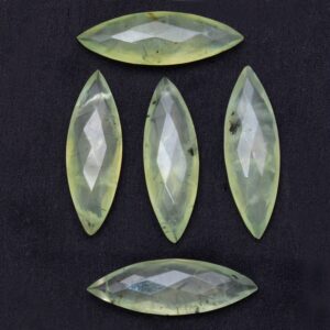 Prehnite Gemstone 10x30mm Faceted Marquise Briolette | Natural Prehnite Loose Semi Precious Gemstone Faceted Marquise For Jewelry Making Prehnite Gemstone 10x30mm Faceted Marquise Briolette | Natural Prehnite Loose Semi Precious Gemstone Faceted Marquise For Jewelry Making