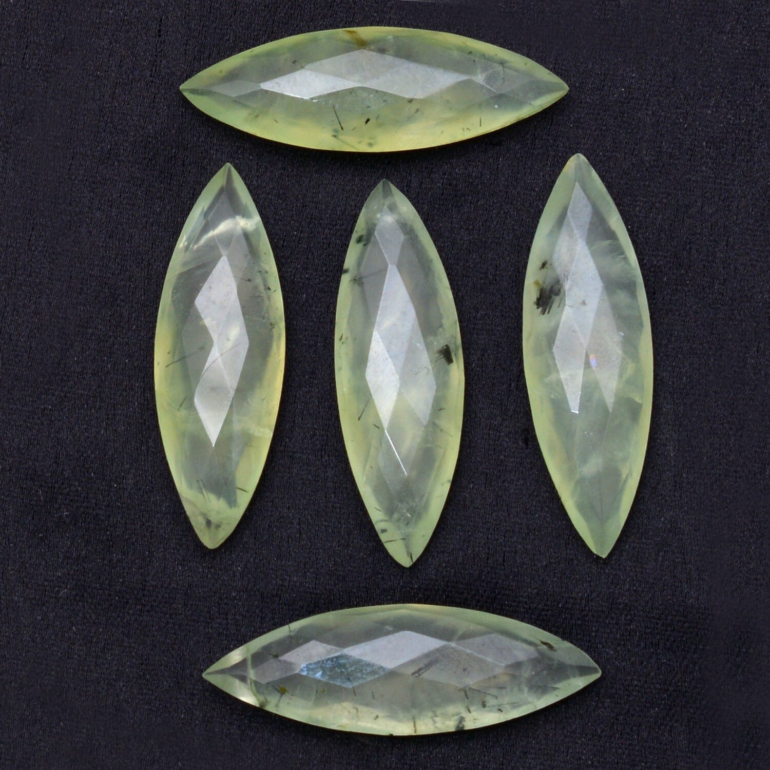 Prehnite Gemstone 10x30mm Faceted Marquise Briolette | Natural Prehnite Loose Semi Precious Gemstone Faceted Marquise For Jewelry Making Prehnite Gemstone 10x30mm Faceted Marquise Briolette | Natural Prehnite Loose Semi Precious Gemstone Faceted Marquise For Jewelry Making