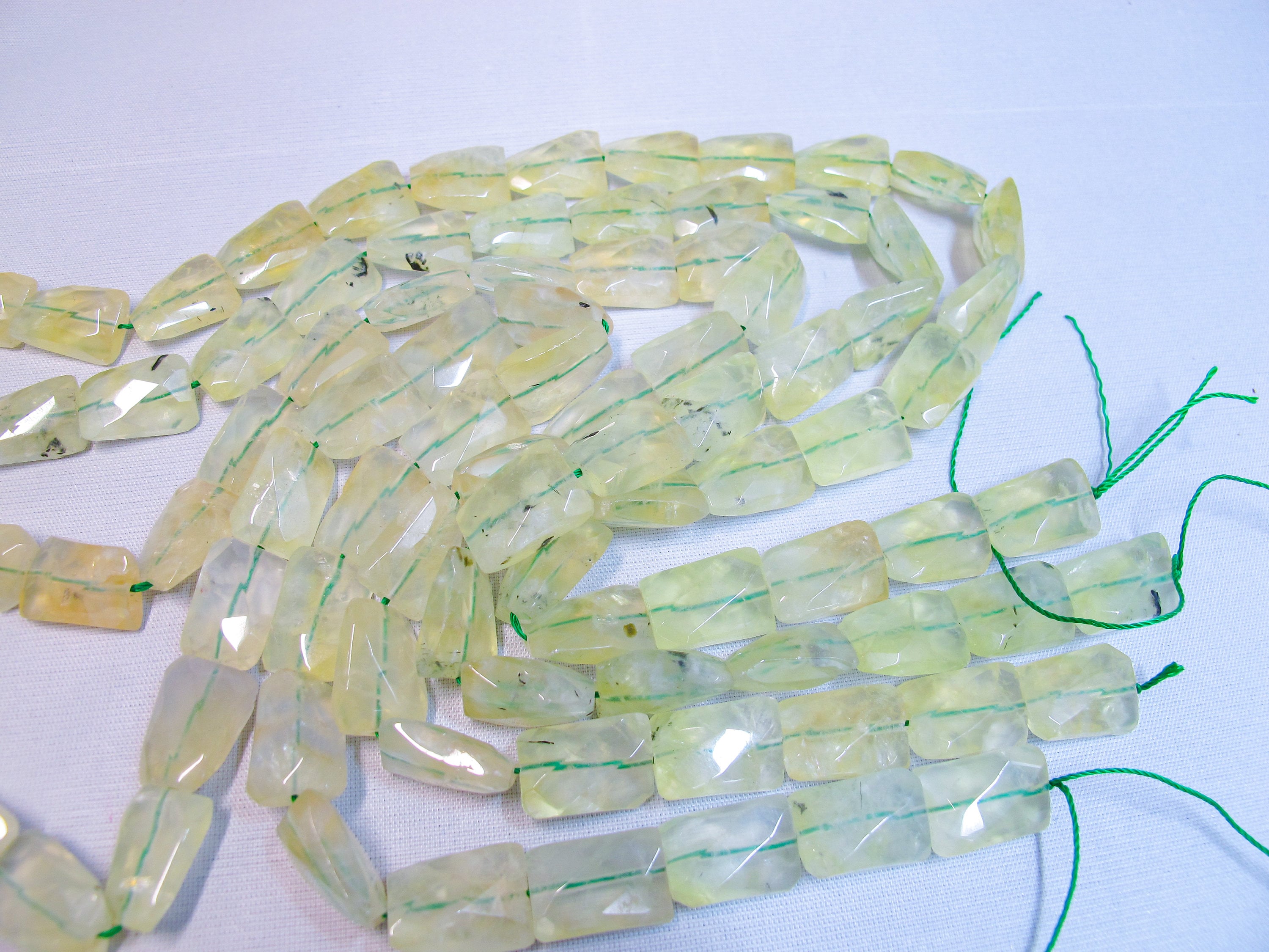 Genuine Prehnite Faceted Rectangle Beads 10x15mm. Olive Green Spiral Rectangle Prehnite Beads. Natural Healing Stone. Diy Loose Beads Genuine Prehnite Faceted Rectangle Beads 10x15mm. Olive Green Spiral Rectangle Prehnite Beads. Natural Healing Stone. Diy Loose Beads