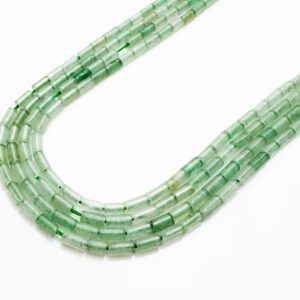 Green Prehnite Tube Beads 4x2mm | Natural Prehnite Heishi Tube Beads | Pale Green Gemstone Beads | 15” Strand Jewelry Making Supplies - Rd08 Green Prehnite Tube Beads 4x2mm | Natural Prehnite Heishi Tube Beads | Pale Green Gemstone Beads | 15” Strand Jewelry Making Supplies - Rd08