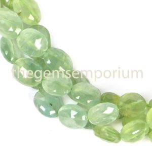 Prehnite Oval Beads,Prehnite Faceted Oval Beads,Prehnite Faceted Beads, 10x11-10x14mm Beads,Prehnite Shaded Beads,Prehnite Wholesale Beads