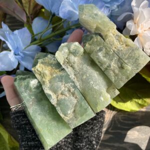 Prehnite, Prehnite Tower, Prehnite Point, Prehnite Epidote, Qty. 1 Prehnite, Prehnite Tower, Prehnite Point, Prehnite Epidote, Qty. 1