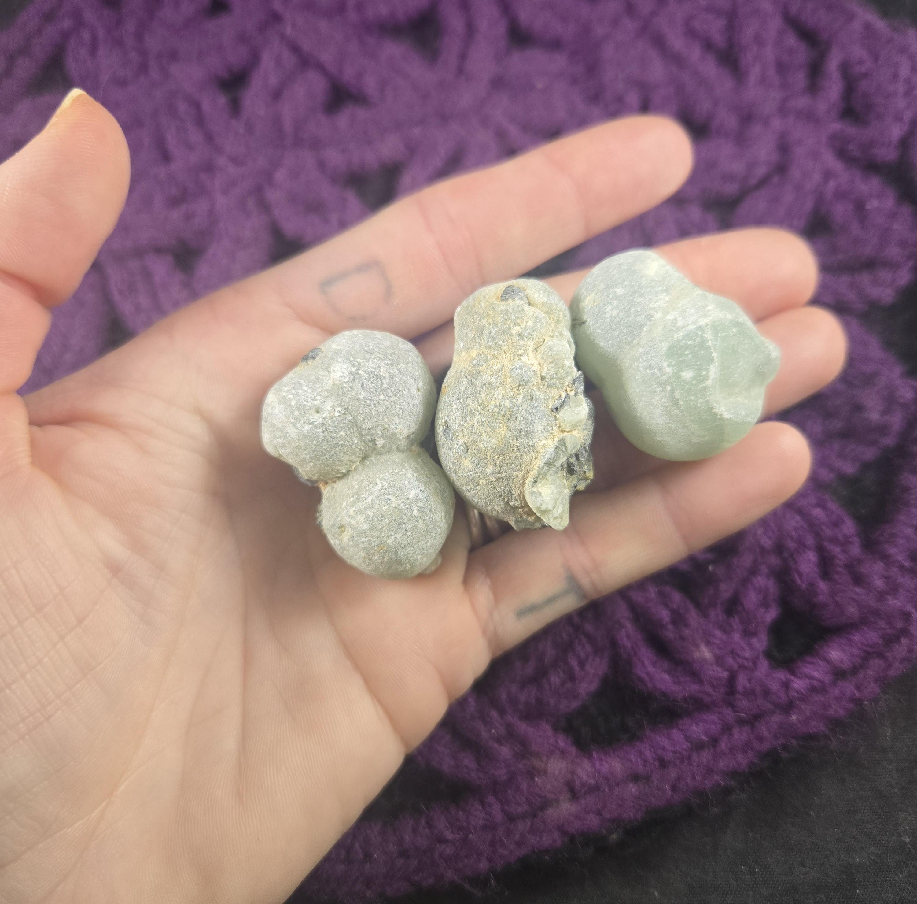 3 Raw Prehnite With Epidote Botryoidal Bubble Crystals Balls Stones Crystals Rough Specimen Mali Africa 3 Raw Prehnite With Epidote Botryoidal Bubble Crystals Balls Stones Crystals Rough Specimen Mali Africa