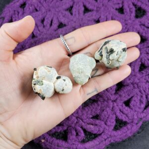 3 Raw Prehnite with Epidote Botryoidal Bubble Crystals Balls Stones Crystals Rough specimen mali africa