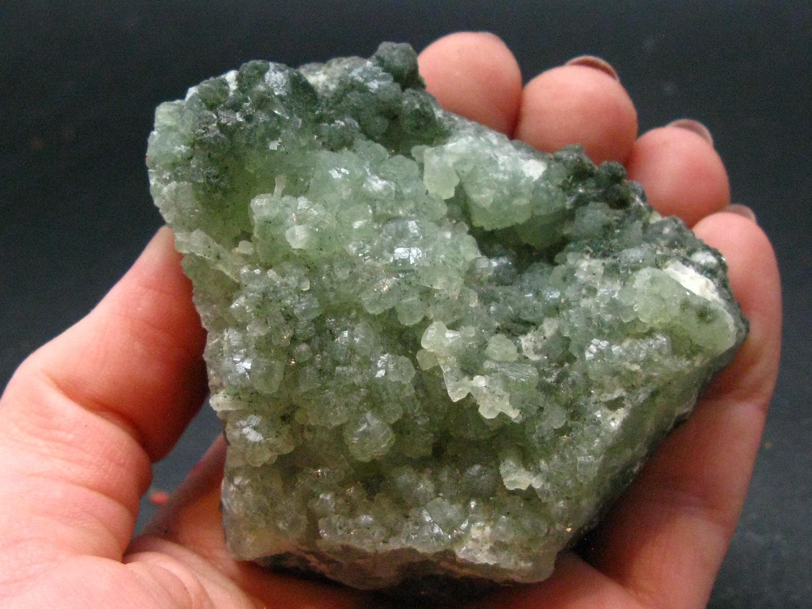 Prehnite Cluster From Morocco - 2.7" - 168.60 Grams Prehnite Cluster From Morocco - 2.7" - 168.60 Grams