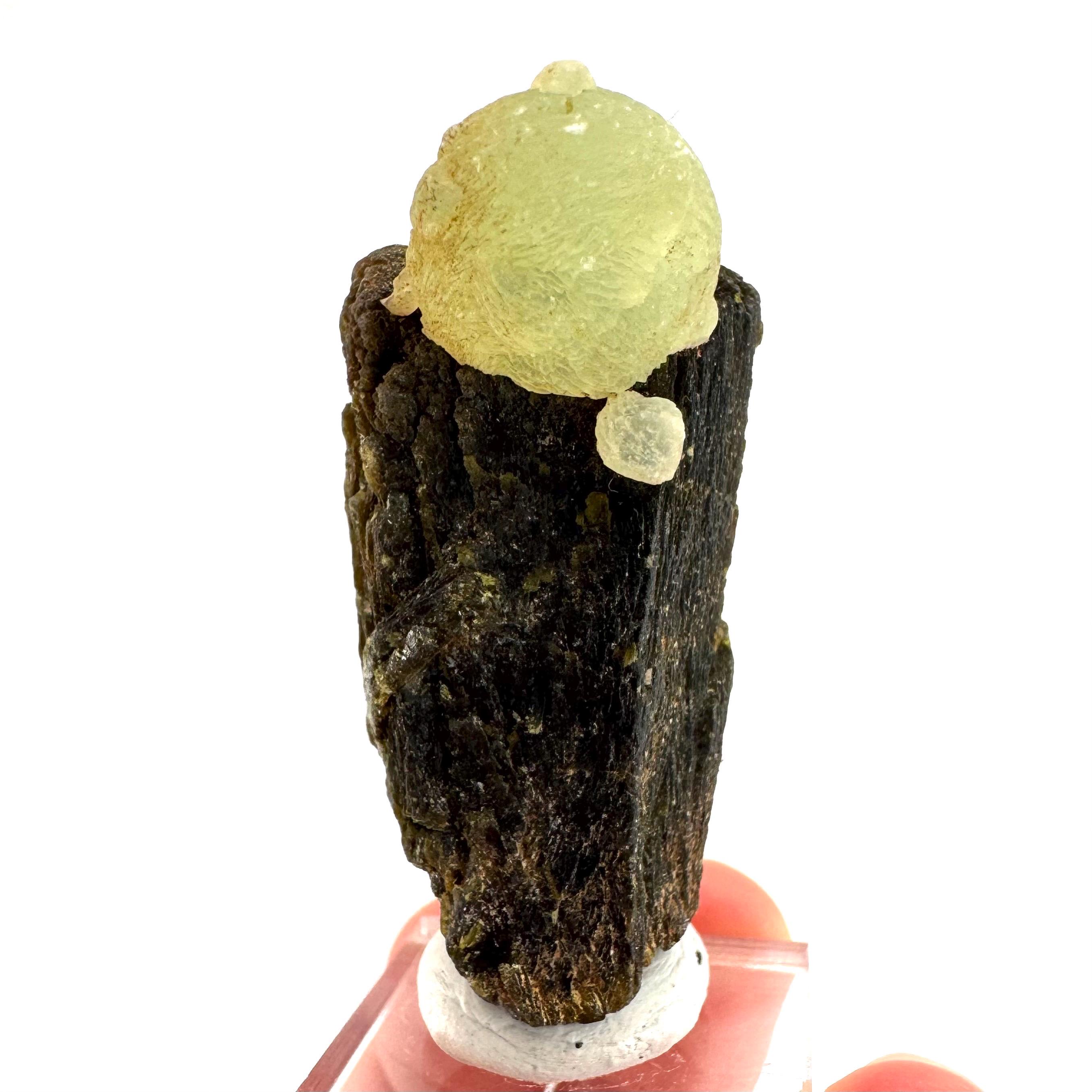 Prehnite With Epidote | Botryoidal Green Crystal, Mineral Specimen From Mali Prehnite With Epidote | Botryoidal Green Crystal, Mineral Specimen From Mali