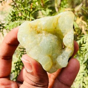 Natural Rough Prehnite Stone Green Raw Prehnite Mineral African Rough Prehnite Stone With Black Epidote 650caret