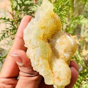 Natural Rough Prehnite Stone Green Raw Prehnite Mineral African Rough Prehnite Stone With Black Epidote 825caret