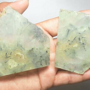 Prehnite Rough Gemstone: Raw Crystal Specimens For Jewelry Making