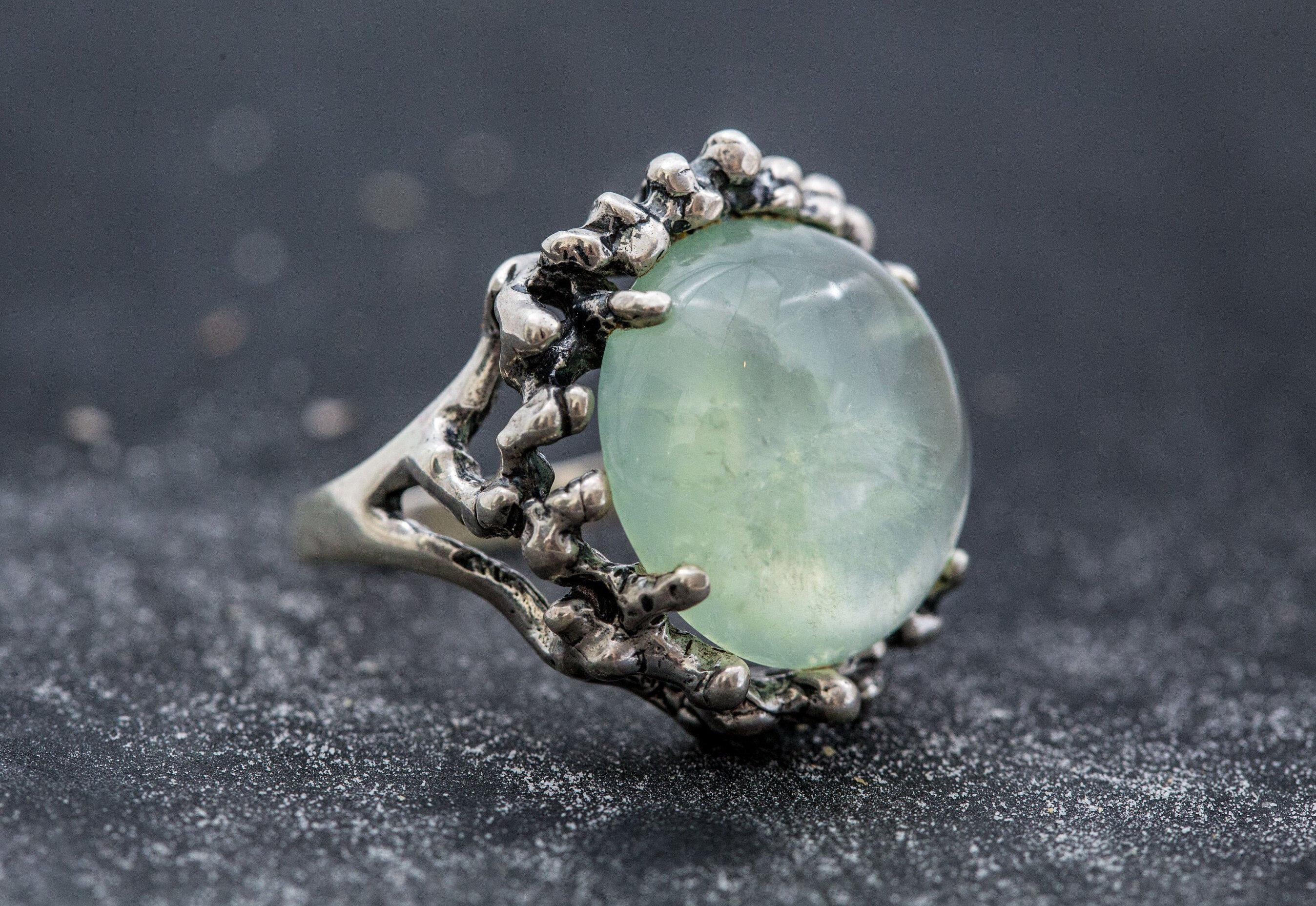 Prehnite Ring, Natural Prehnite, Green Ring, May Birthstone, Statement Ring, May Ring, Vintage Rings, Silver Ring, Unique Ring, Prehnite Prehnite Ring, Natural Prehnite, Green Ring, May Birthstone, Statement Ring, May Ring, Vintage Rings, Silver Ring, Unique Ring, Prehnite