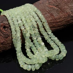 Prehnite Carved Melon Smooth Rondelle Shape Gemstone Beads,15 Inches, 6x9 Mm, Natural Green Prehnite Rondelle Beads, Jewelry Making Beads Prehnite Carved Melon Smooth Rondelle Shape Gemstone Beads,15 Inches, 6x9 Mm, Natural Green Prehnite Rondelle Beads, Jewelry Making Beads