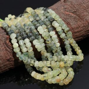 Prehnite Shaded Carved Melon Smooth Rondelle Shape Gemstone Beads,15 Inches, 6x9 Mm, Natural Shaded Prehnite Rondelle Beads, Jewelry Making Prehnite Shaded Carved Melon Smooth Rondelle Shape Gemstone Beads,15 Inches, 6x9 Mm, Natural Shaded Prehnite Rondelle Beads, Jewelry Making