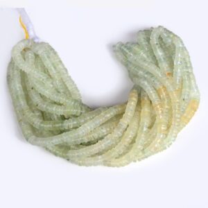 Prehnite Smooth Tyre Rondelle Beads, 6mm To 6.5mm Prehnite Round Heishi Gemstone Beads, 16 Inch Strand, Gds2011 Prehnite Smooth Tyre Rondelle Beads, 6mm To 6.5mm Prehnite Round Heishi Gemstone Beads, 16 Inch Strand, Gds2011
