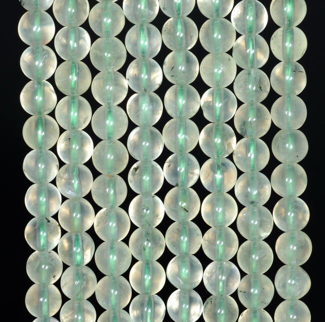 6mm Green Prehnite Gemstone Grade Aa Round 6mm Loose Beads 15.5 Inch Full Strand (10233715-54)