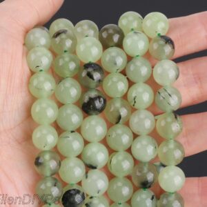 Green Grape Color Smooth Round Beads, Prehnite Chalcedony Gemstone, Handmade Jewelry, Wholesale Loose Strand, Full Strand-15inches--STN00278 Green Grape Color Smooth Round Beads, Prehnite Chalcedony Gemstone, Handmade Jewelry, Wholesale Loose Strand, Full Strand-15inches--STN00278