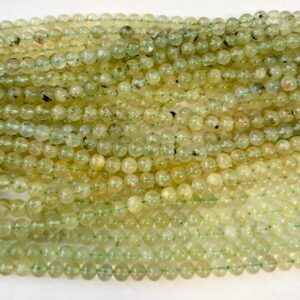 Natural Prehnite 8mm round gemstone beads--15.5 inch strand Natural Prehnite 8mm round gemstone beads--15.5 inch strand