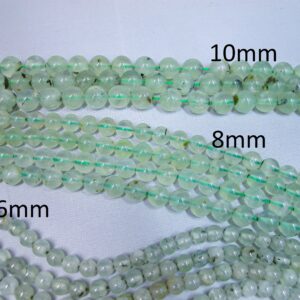 Natural prehnite round beads. Green gemstone beads 6mm/8mm/10mm. Healing stone beads 15.5'' Natural prehnite round beads. Green gemstone beads 6mm/8mm/10mm. Healing stone beads 15.5''