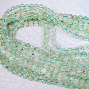 Natural prehnite round beads. Light green gemstone beads 3mm. Healing stone beads 16'' Natural prehnite round beads. Light green gemstone beads 3mm. Healing stone beads 16''