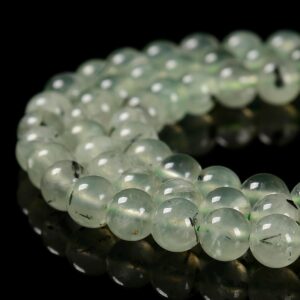 Natural Prehnite Smooth Round Beads Size 4mm 6mm 8mm 10mm 12mm 14mm 15.5" Strand