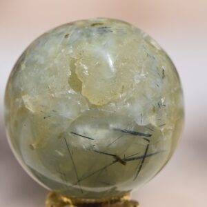 Prehnite with Epidote Sphere
