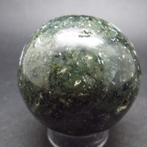Unusual Green Prehnite Prenite Sphere From Australia - 2.2"