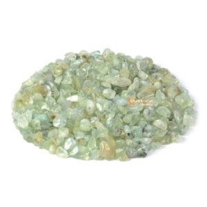 Natural Prehnite Chips Crushed Tumbled Stone Crystal Healing Embellishments 100 Grams
