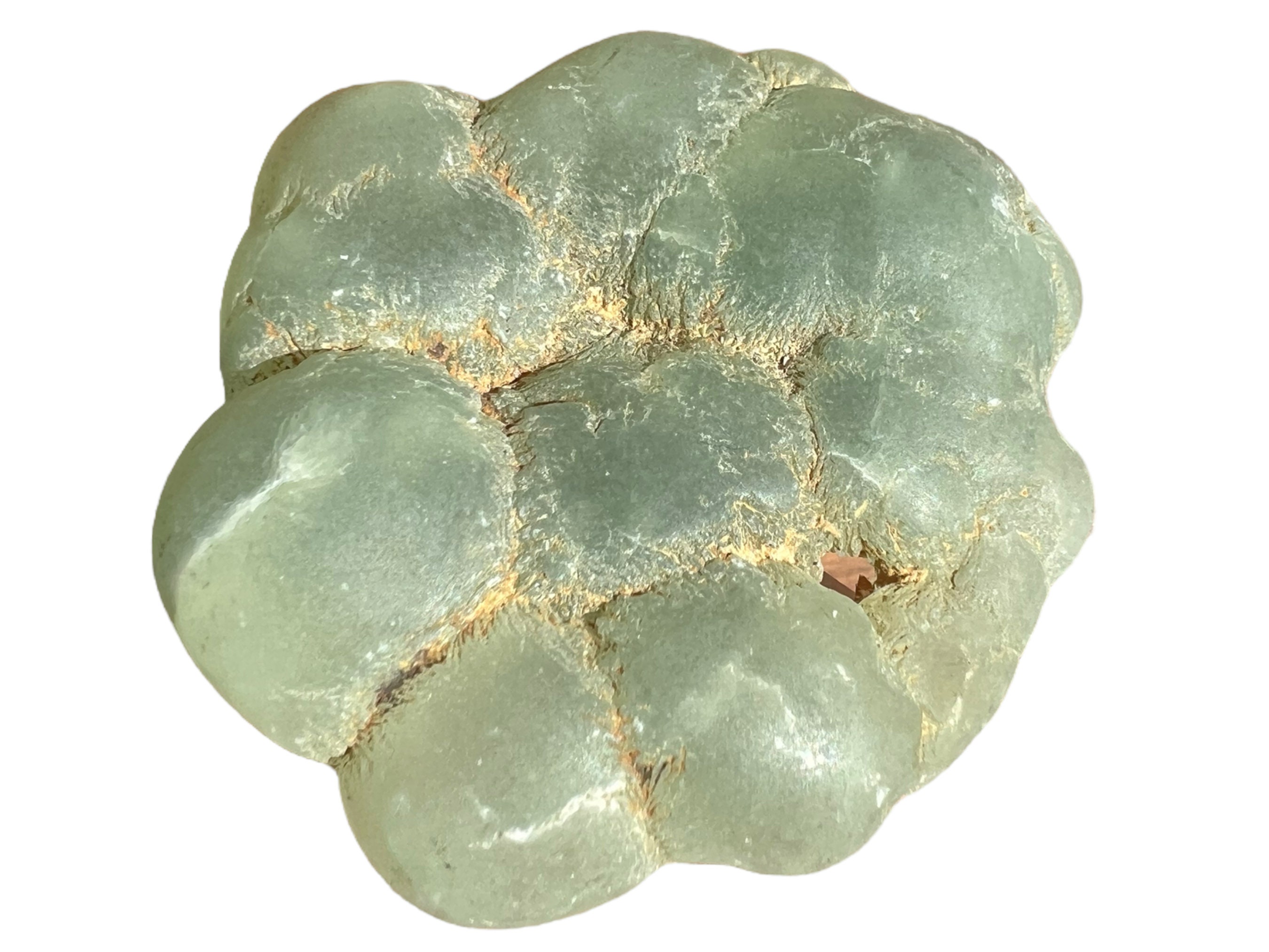 Semi Tumbled Prehnite And Epidote Mineral Specimen, Third Eye Chakra #3