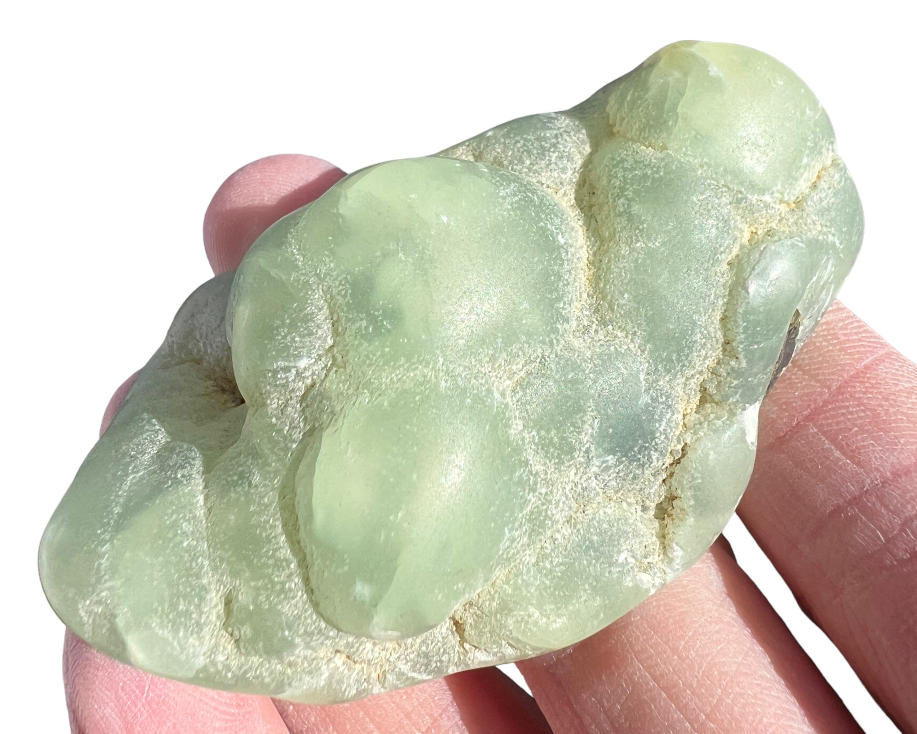 Semi Tumbled Prehnite Epidote Cluster, Dream Stone, Third Eye Chakra #4