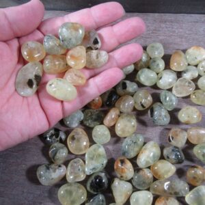 Prehnite Tumbled Stone – 1/2 Inch Natural Healing Crystal, Pocket Size Serenity Stone