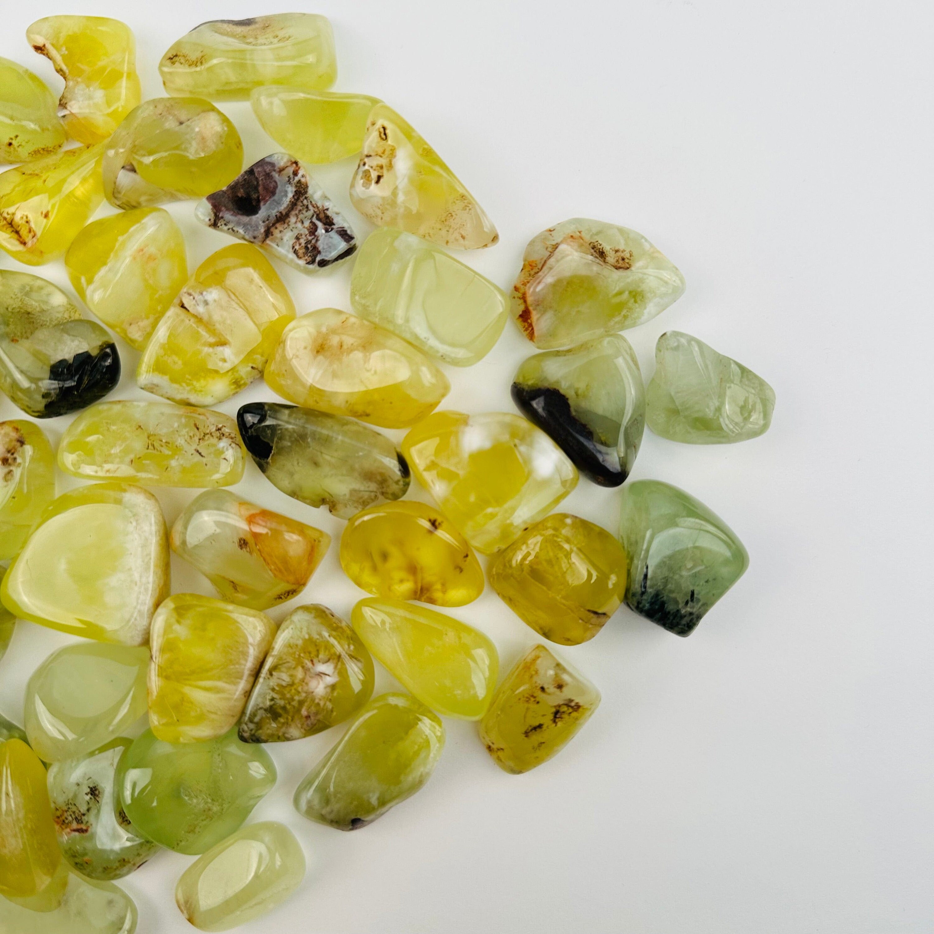 Tumbled Prehnite Stone – Green Crystals, Diy Jewelry, Fairy Garden Tumbled Prehnite Stone – Green Crystals, Diy Jewelry, Fairy Garden
