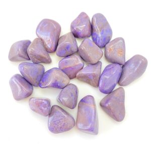Purple Jade Tumbled Stone - Grade AAA - Multiple Sizes Available - Tumbled Purple Jade Crystal - Purple Jade Gemstone - Polished Jade Stone
