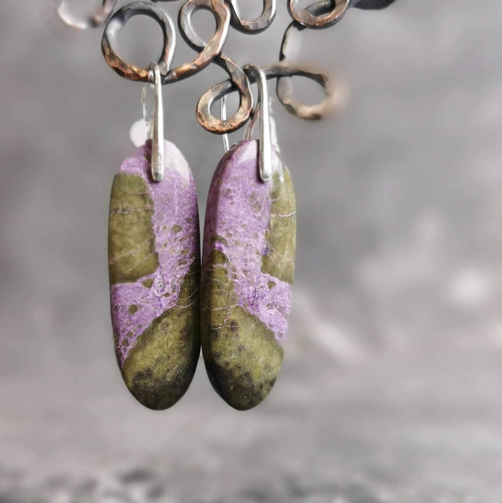 Purpurite Earrings Silver Gold Rose Gold Earrings Healing Stone Earrings Crystal Earrings Unique One Of Kind Gift For Her Purpurite Earrings Silver Gold Rose Gold Earrings Healing Stone Earrings Crystal Earrings Unique One Of Kind Gift For Her