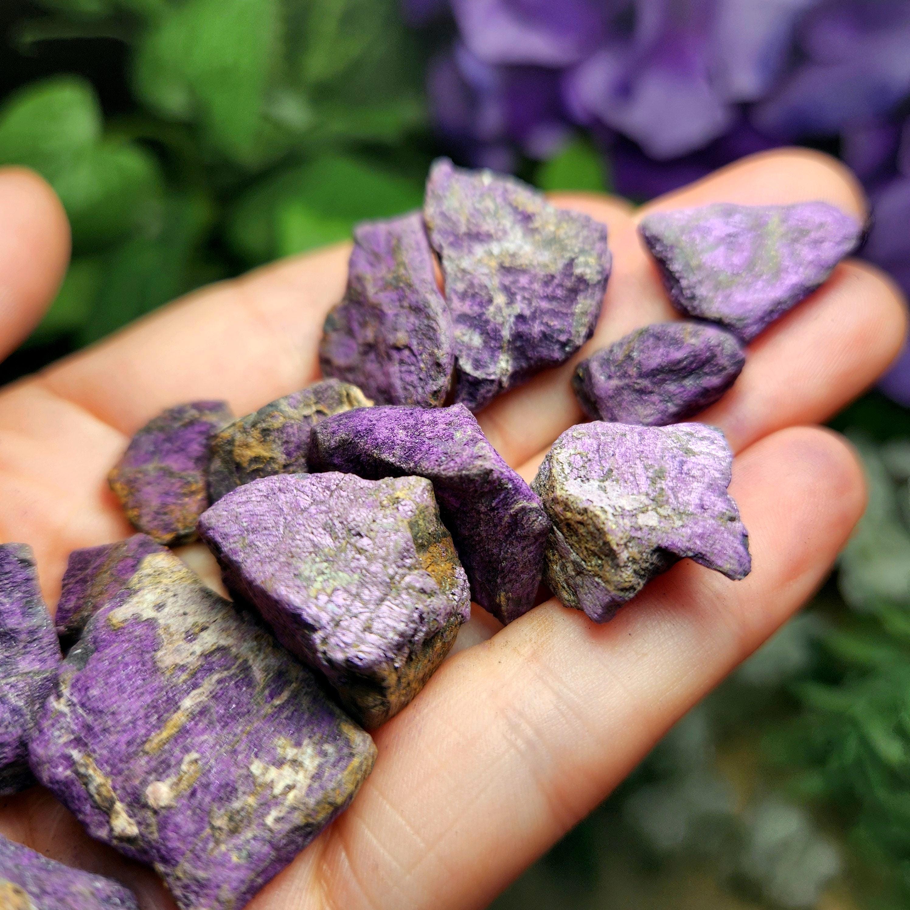 Raw Purpurite Crystal Specimen, Natural Purpurite Stone Raw Purpurite Crystal Specimen, Natural Purpurite Stone