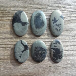 Apache Gold Cabochon, Pyrite Gemstone, Pendant Size Cabochon For Making Jewelry