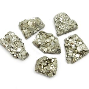 Pyrite Mixed Shape Cabochon - Chakra Reiki Jewelry Supply