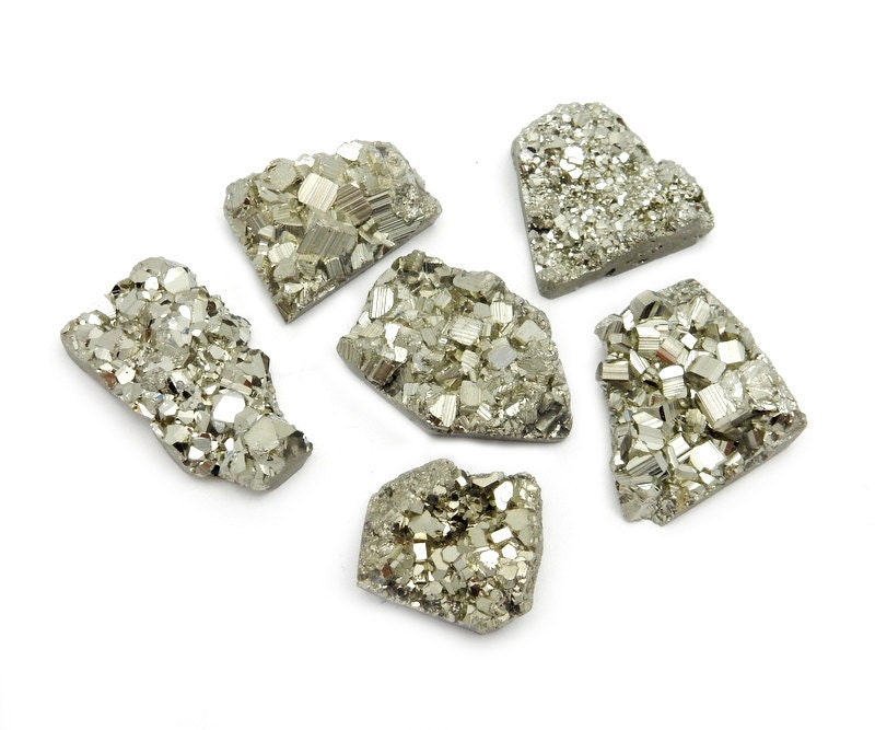 Pyrite Mixed Shape Cabochon - Chakra Reiki Jewelry Supply Pyrite Mixed Shape Cabochon - Chakra Reiki Jewelry Supply