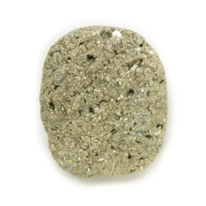 N10 - Cabochon de Pierre - Pyrite dorée brut 22x18mm - 8741140018402