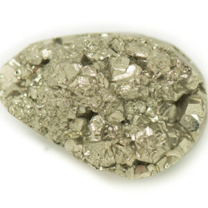N11 - Cabochon de Pierre - Pyrite dorée brut 24x16mm - 8741140018419