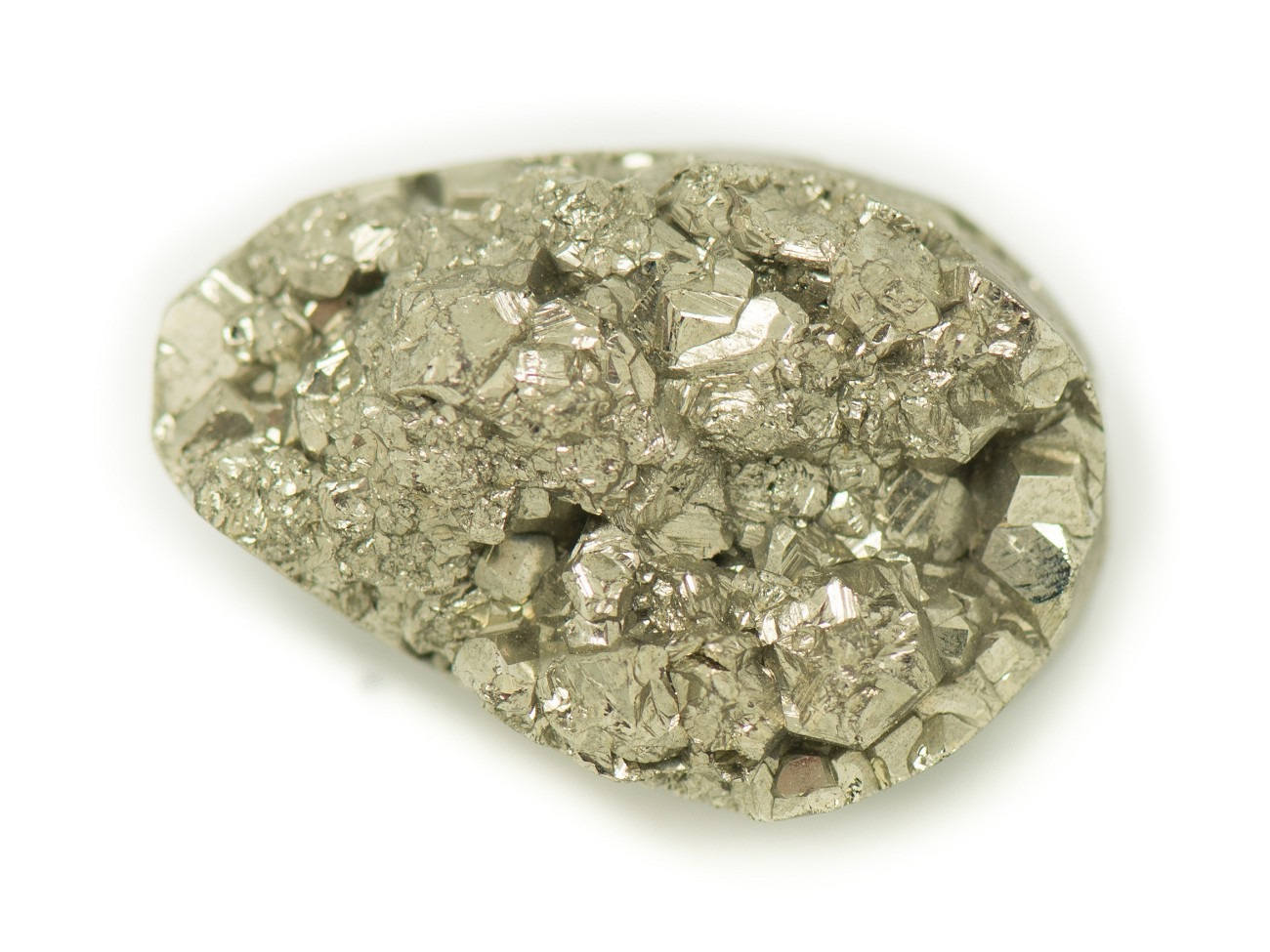 N11 - Cabochon De Pierre - Pyrite Dorée Brut 24x16mm - 8741140018419